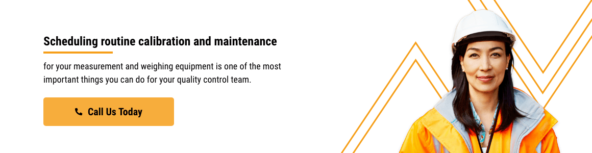 Scheduling routine calibration and maintenance for your measurement and weighing equipment is one of the most important things you can do for your quality control team.